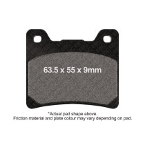 Plaquettes de frein EBC BRAKES EPFA088HH métal fritté - YAMAHA