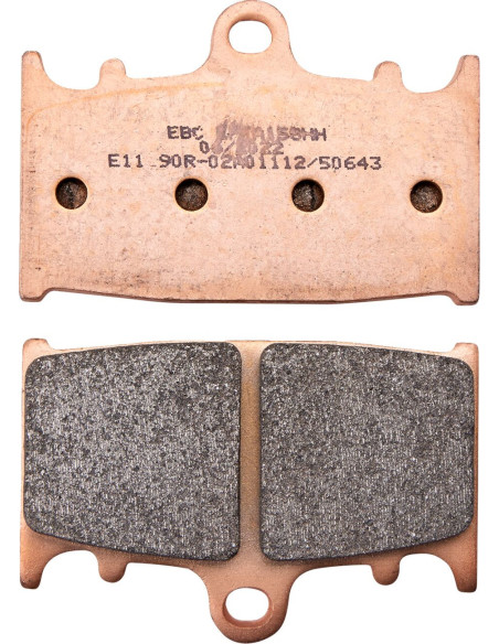 Plaquettes de frein EBC BRAKES EPFA158HH métal fritté - KAWASAKI - SUZUKI