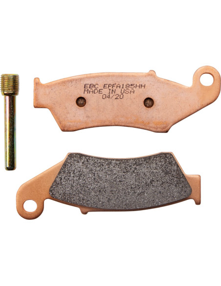 Plaquettes de frein EBC BRAKES EPFA185HH métal fritté - APRILIA - BETA - GAS GAS - HONDA - KAWASAKI - SUZUKI - YAMAHA - ZERO
