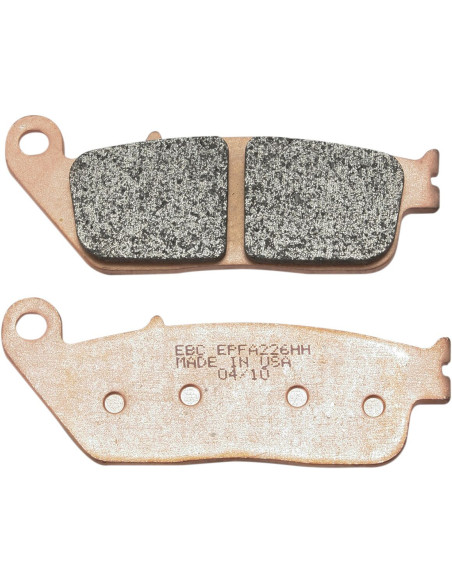 Plaquettes de frein EBC BRAKES EPFA226HH métal fritté - HONDA - KAWASAKI - SUZUKI - TRIUMPH