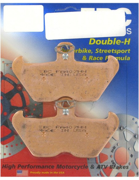 Plaquettes de frein EBC BRAKES EPFA407HH métal fritté - BMW