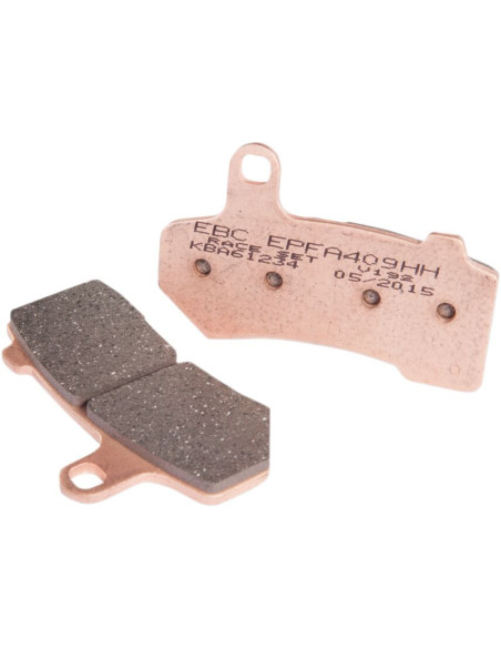 Plaquettes de frein EBC BRAKES EPFA409HH métal fritté - HARLEY DAVIDSON