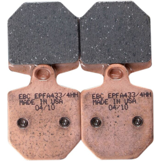 Plaquettes de frein EBC BRAKES EPFA433/4HH métal fritté - KTM