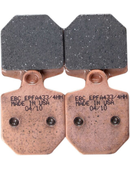 Plaquettes de frein EBC BRAKES EPFA433/4HH métal fritté - KTM