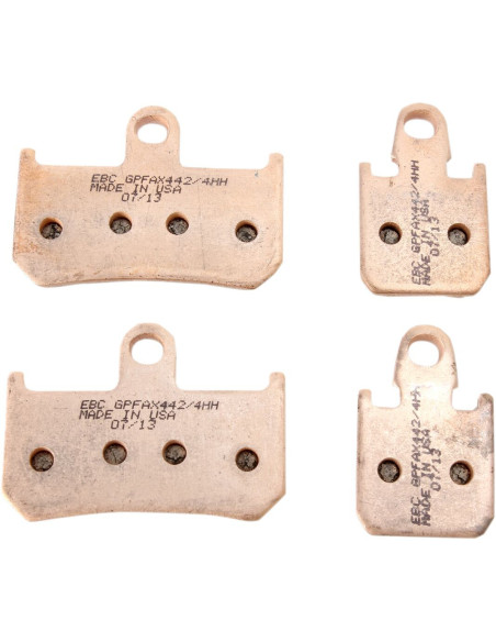 Plaquettes de frein EBC BRAKES EPFA442/4HH métal fritté - YAMAHA