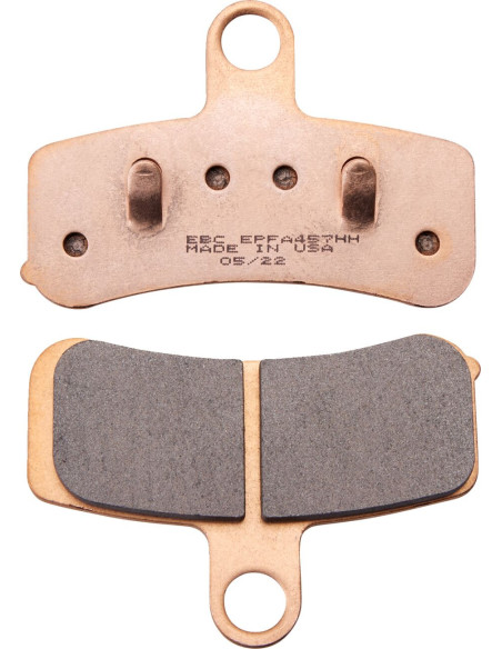 Plaquettes de frein EBC BRAKES EPFA457HH métal fritté - HARLEY DAVIDSON