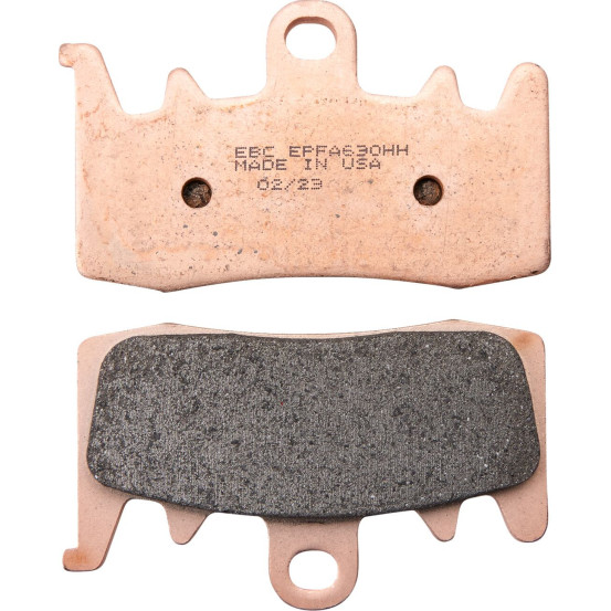 Plaquettes de frein EBC BRAKES EPFA630HH métal fritté - APRILIA - BMW - DUCATI - GAS GAS - MV AGUSTA - NORTON - TRIUMPH