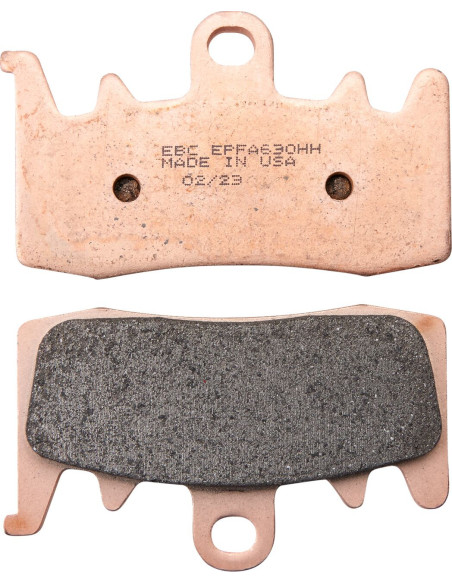 Plaquettes de frein EBC BRAKES EPFA630HH métal fritté - APRILIA - BMW - DUCATI - GAS GAS - MV AGUSTA - NORTON - TRIUMPH