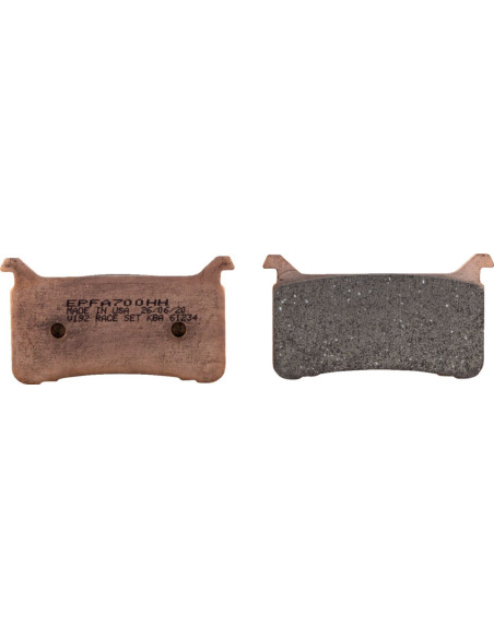 Plaquettes de frein EBC BRAKES EPFA700HH métal fritté - HONDA