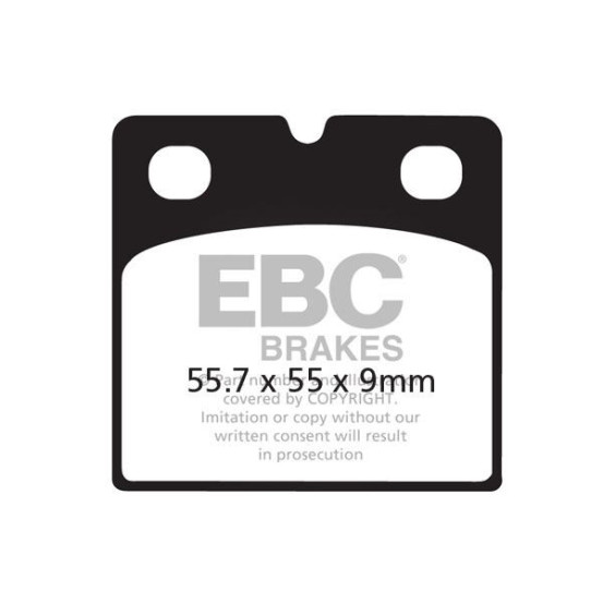 Plaquettes de frein EBC BRAKES FA018V semi métal fritté - BMW - DUCATI - MOTO GUZZI