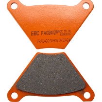 Plaquettes de frein EBC BRAKES FA024/2V semi métal fritté - HARLEY DAVIDSON