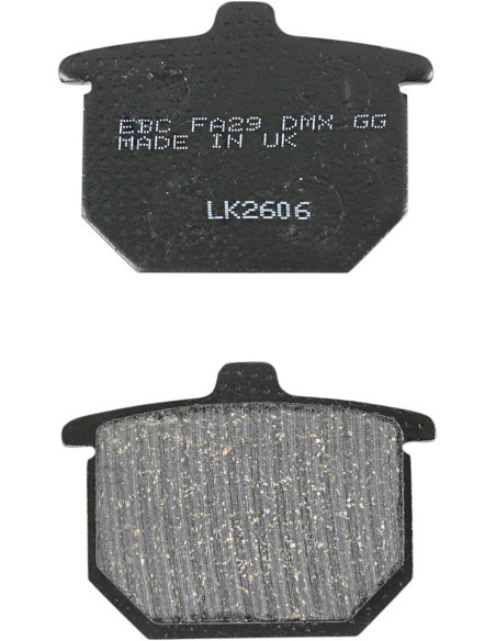 Plaquettes de frein EBC BRAKES FA029 organique - HONDA