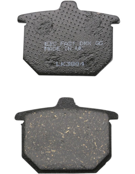 Plaquettes de frein EBC BRAKES FA031 organique - HONDA