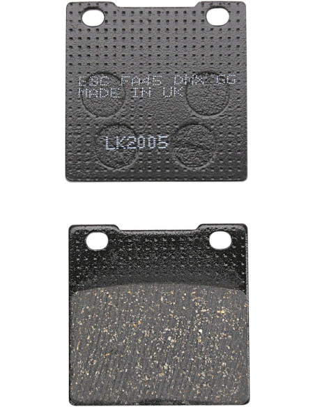 Plaquettes de frein EBC BRAKES FA045 organique - HONDA