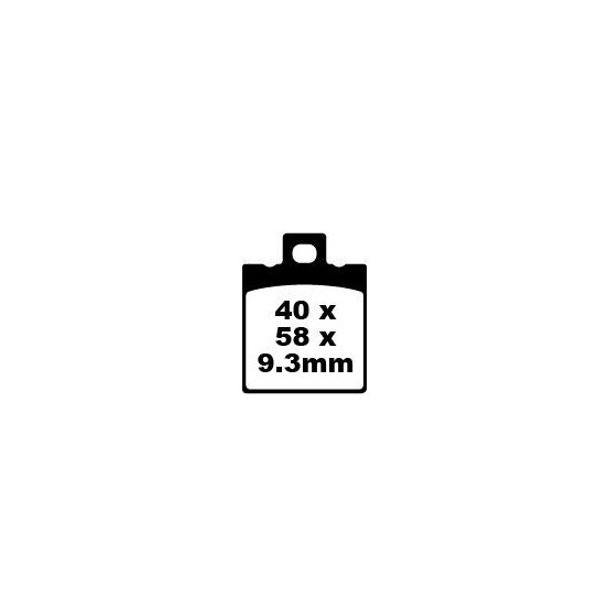 Plaquettes de frein EBC BRAKES FA047/3 organique - HONDA