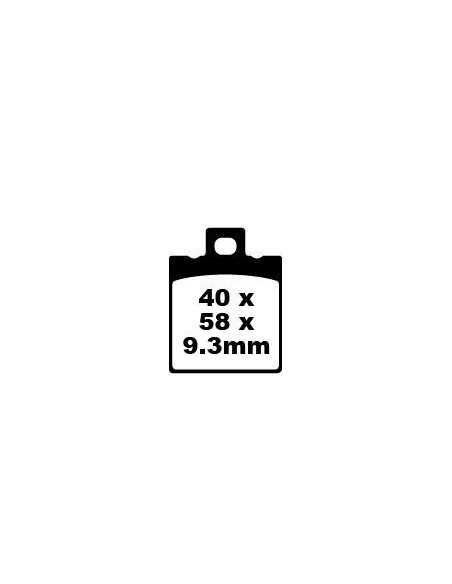 Plaquettes de frein EBC BRAKES FA047/3 organique - HONDA