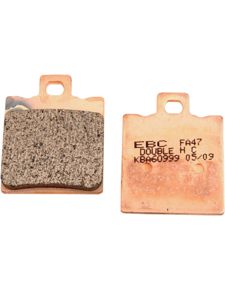 Plaquettes de frein EBC BRAKES FA047HH métal fritté - APRILIA - DUCATI - GILERA - MOTO GUZZI - MZ - TM RACING - YAMAHA