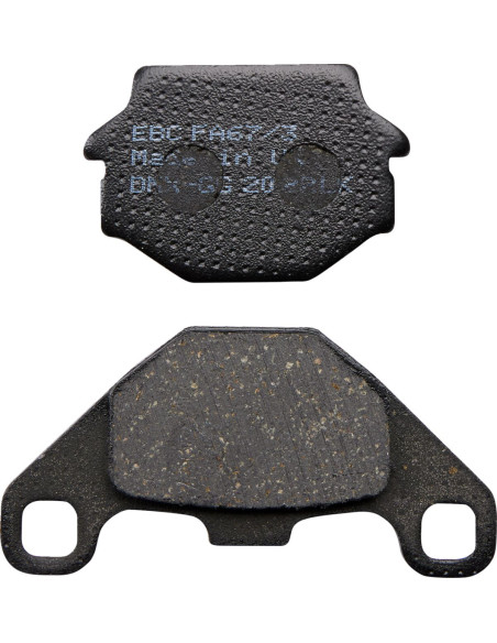 Plaquettes de frein EBC BRAKES FA067/3 organique - KAWASAKI