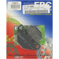 Plaquettes de frein EBC BRAKES FA067/3 organique - KAWASAKI 2