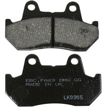 Plaquettes de frein EBC BRAKES FA069 organique - HONDA
