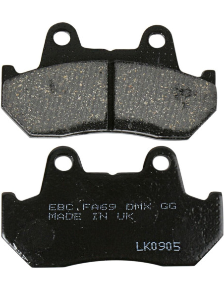 Plaquettes de frein EBC BRAKES FA069 organique - HONDA