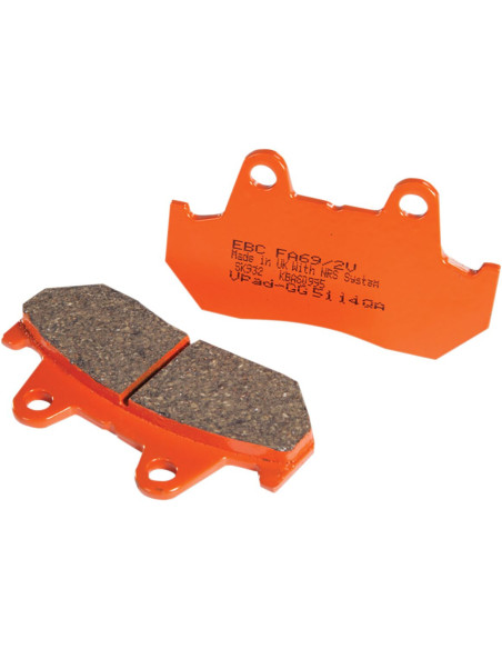 Plaquettes de frein EBC BRAKES FA069/2 organique - HONDA