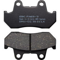 Plaquettes de frein EBC BRAKES FA069/3 organique - HONDA