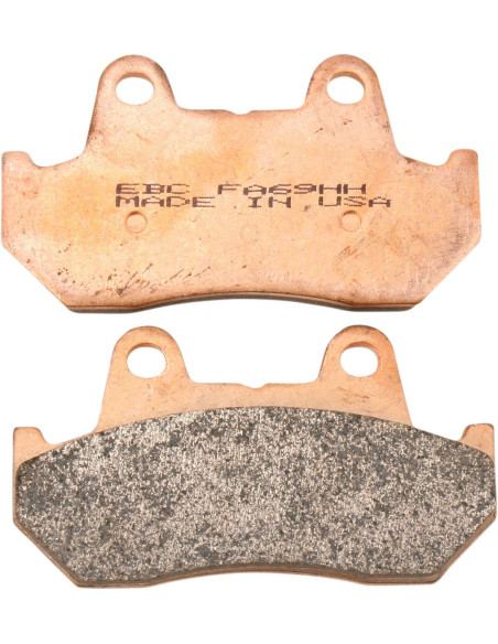 Plaquettes de frein EBC BRAKES FA069HH métal fritté - HONDA