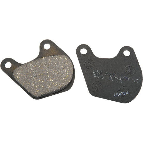 Plaquettes de frein EBC BRAKES FA072V semi métal fritté - HARLEY DAVIDSON