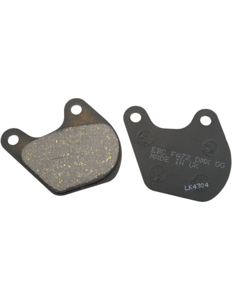 Plaquettes de frein EBC BRAKES FA072V semi métal fritté - HARLEY DAVIDSON
