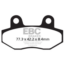 Plaquettes de frein EBC BRAKES FA086/2HH métal fritté - HYOSUNG