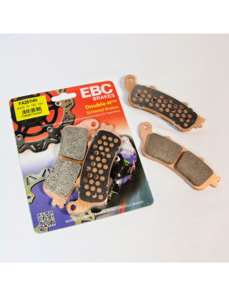 Plaquettes de frein EBC BRAKES FA086/2HH métal fritté - HYOSUNG