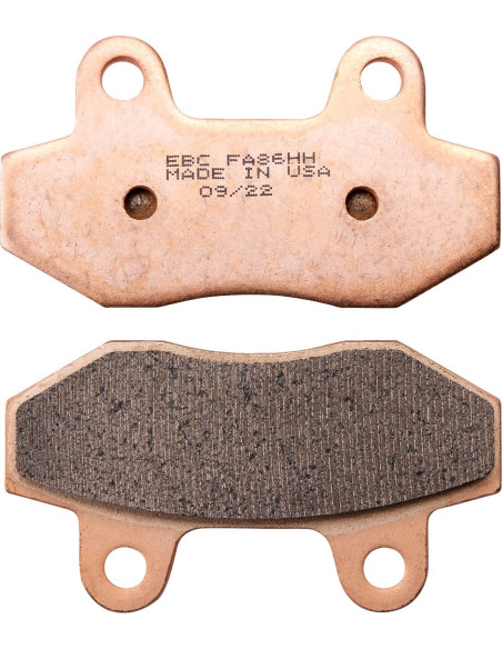 Plaquettes de frein EBC BRAKES FA086HH métal fritté - HONDA - HYOSUNG - MASH - RIEJU - SACHS