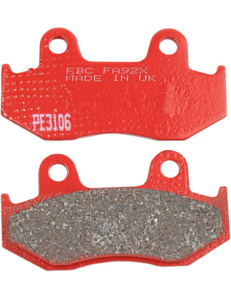 Plaquettes de frein EBC BRAKES FA092TT métal fritté - carbone - HONDA
