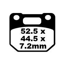 Plaquettes de frein EBC BRAKES FA110 organique - SUZUKI