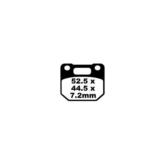 Plaquettes de frein EBC BRAKES FA110 organique - SUZUKI