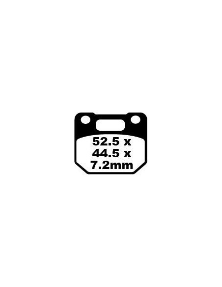 Plaquettes de frein EBC BRAKES FA110 organique - SUZUKI