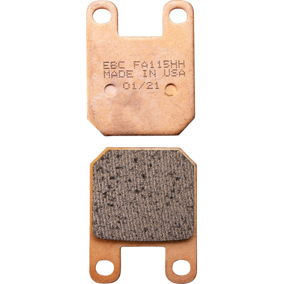 Plaquettes de frein EBC BRAKES FA115HH métal fritté - APRILIA - BETA - DERBI - MALAGUTI - PEUGEOT - RIEJU - YAMAHA