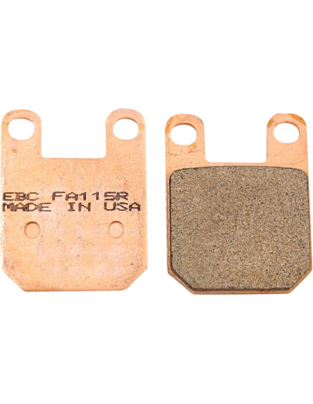 Plaquettes de frein EBC BRAKES FA115R métal fritté - APRILIA - BETA - CPI - DERBI - GAS GAS - KTM - RIEJU - SUZUKI - YAMAHA