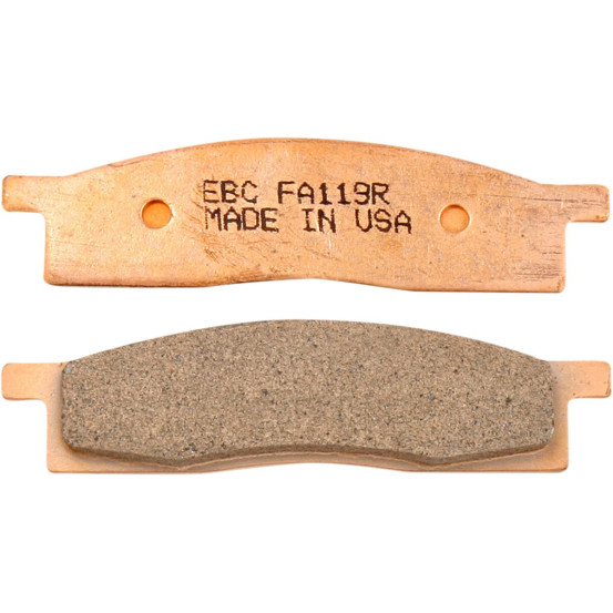 Plaquettes de frein EBC BRAKES FA119R métal fritté - YAMAHA