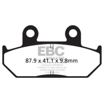 Plaquettes de frein EBC BRAKES FA124/2V semi métal fritté - HONDA