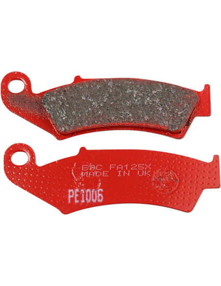 Plaquettes de frein EBC BRAKES FA125TT métal fritté - carbone - HONDA