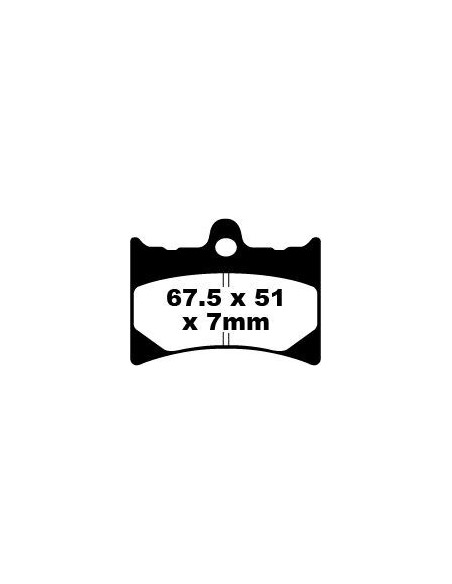 Plaquettes de frein EBC BRAKES FA126 organique - APRILIA - BENELLI - BETA - GILERA - KTM - MOTO GUZZI - SYM