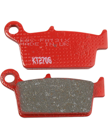 Plaquettes de frein EBC BRAKES FA131TT métal fritté - carbone - GAS GAS - HONDA - HUSQVARNA - KAWASAKI - SUZUKI - YAMAHA