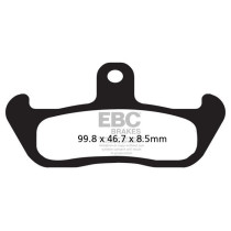 Plaquettes de frein EBC BRAKES FA134 organique - GILERA - HUSABERG - HUSQVARNA - YAMAHA