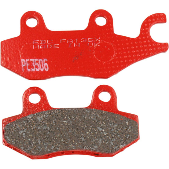Plaquettes de frein EBC BRAKES FA135TT métal fritté - carbone - APRILIA - BMW - CF MOTO - HVA - KAWA - KTM - SUZUKI - YAMAHA