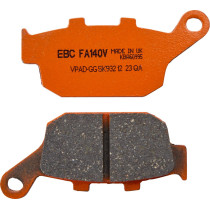 Plaquettes de frein EBC BRAKES FA140V semi métal fritté - BUELL - HONDA - KAWASAKI - TRIUMPH - YAMAHA - ZONTES