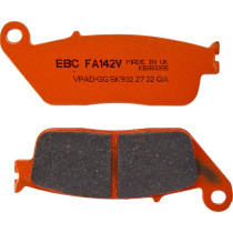 Plaquettes de frein EBC BRAKES FA142V semi métal fritté - HONDA - KAWASAKI - MASH - SUZUKI - TRIUMPH - YAMAHA - ZONTES