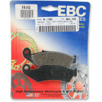 Plaquettes de frein EBC BRAKES FA143 organique - HONDA