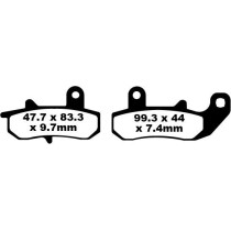 Plaquettes de frein EBC BRAKES FA157 organique - SUZUKI